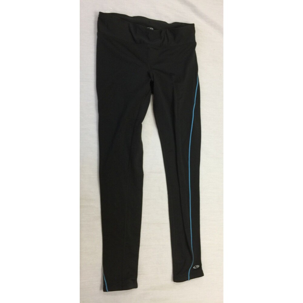 CHAMPION WOMENS ATHLETIC YOGA PULL ON RUNNING ANKLE ZIP PANTS LEGGINGS SIZE M